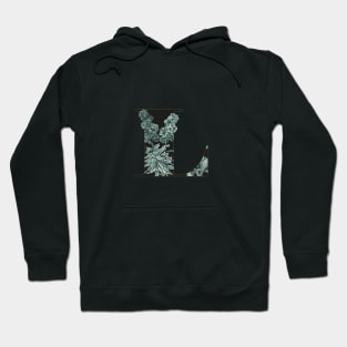 Flower Alphabet L Hoodie